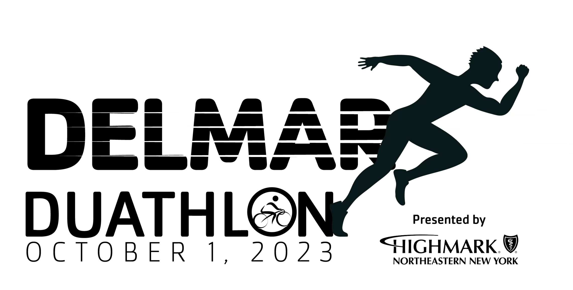 Delmar duathlon logo 2023