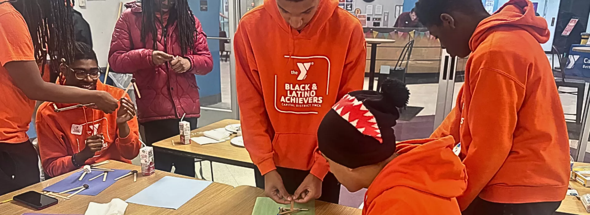 Teens participating in BYMOC